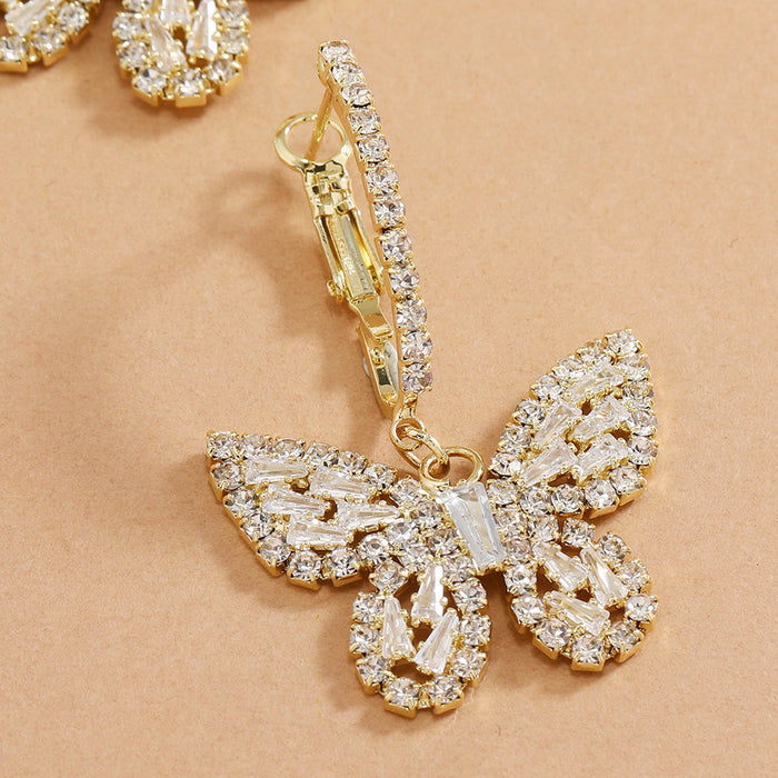 Wholesale Butterfly knot simple earrings