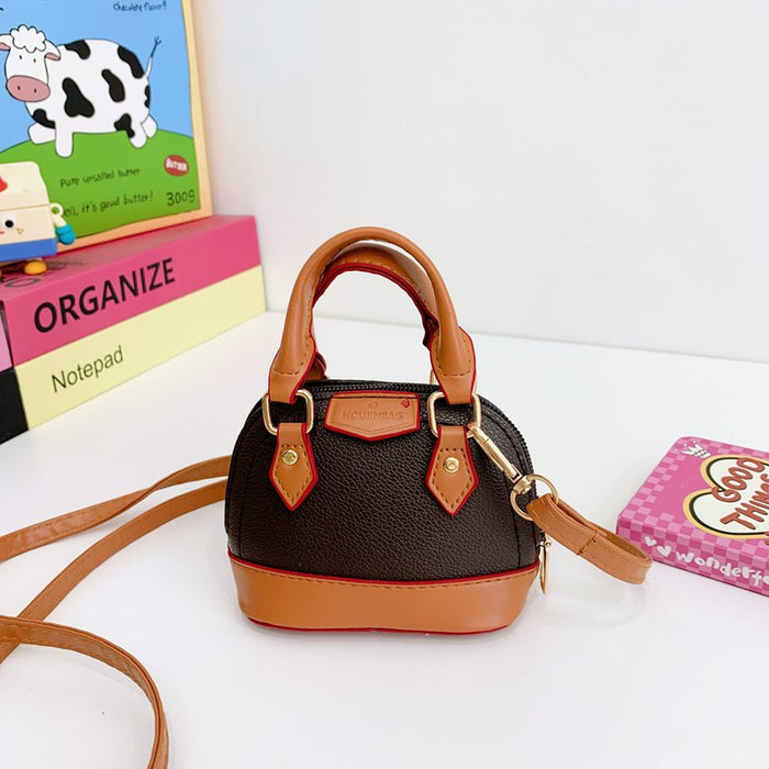 Wholesale Children's Shell Bag Large Capacity Baby Girl's Shoulder Crossbody Coin Purse