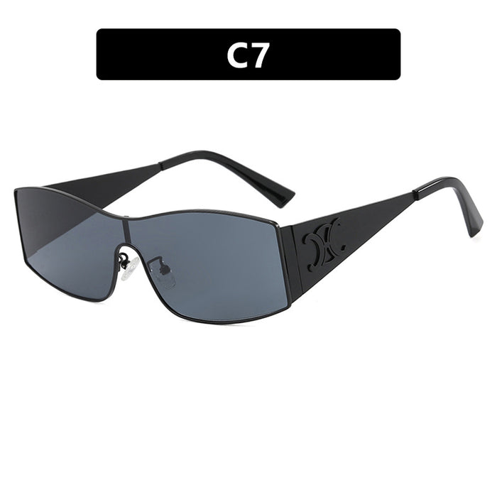 Wholesale Large frame connected sunglasses, high-end photography sunglasses, UV resistant and sunshade sunglasses