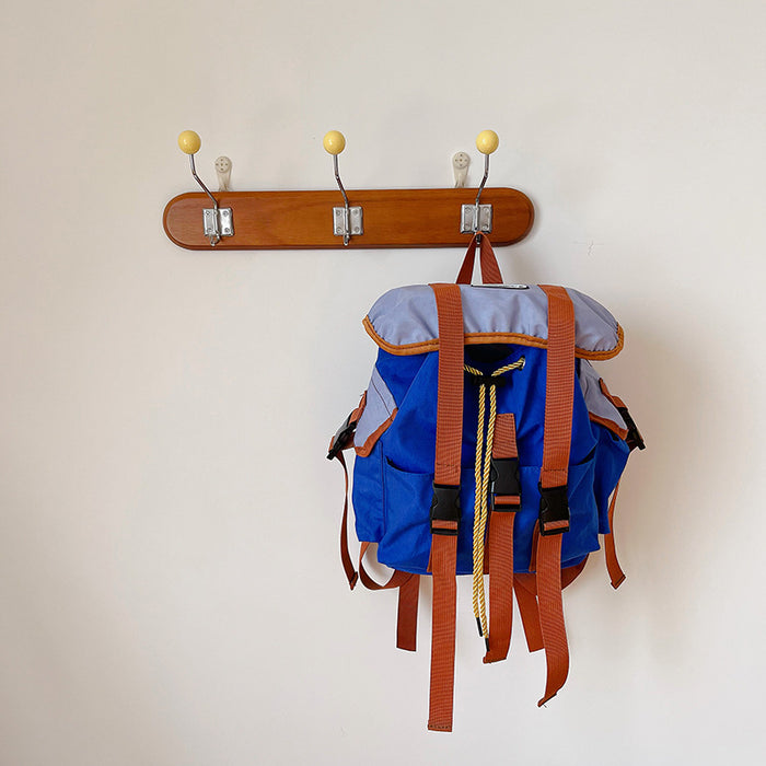 Wholesale Children's lightweight backpack, outdoor canvas bag, minimalist sports style, outdoor