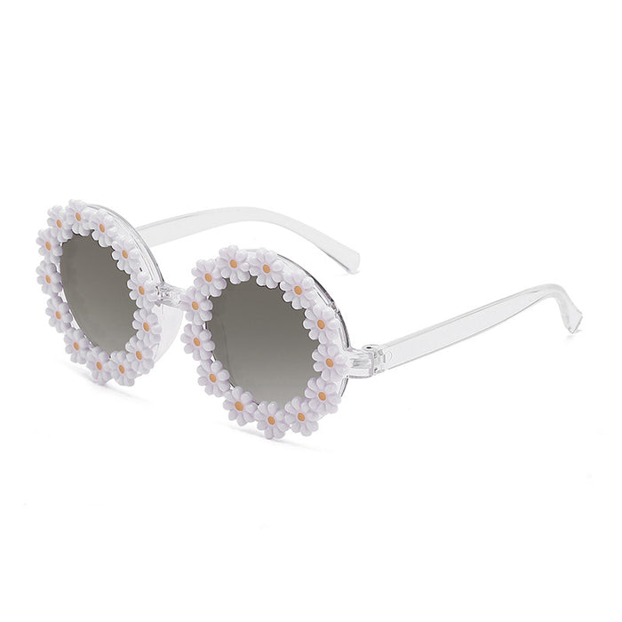 Wholesale Adult Daisy Sunglasses Cute Flower Sunglasses Sunflower Parent Child Sunglasses