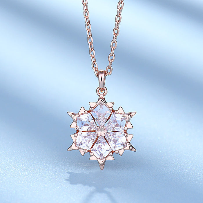 Wholesale Crystal Star Pendant Necklace with Chain Fashion Jewelry