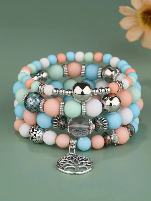 Wholesale Boho Multilayer Beaded Bracelets JDC-BT-Manw001