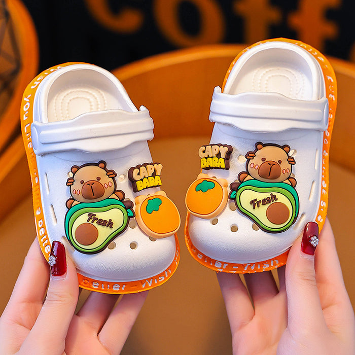 Wholesale Children's Cave Shoes Cartoon Cute Beach Outer Sandals