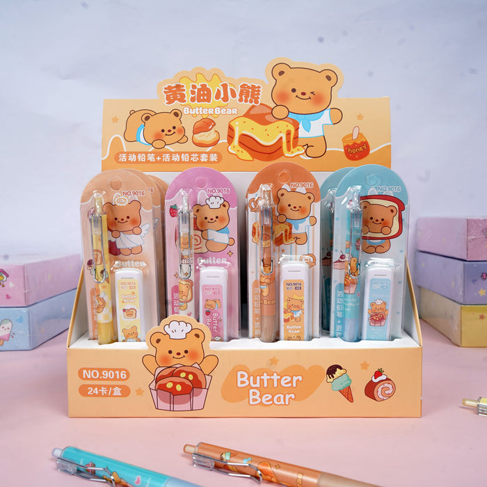 Wholesale Cartoon Automatic Pencil Set Combo Pack