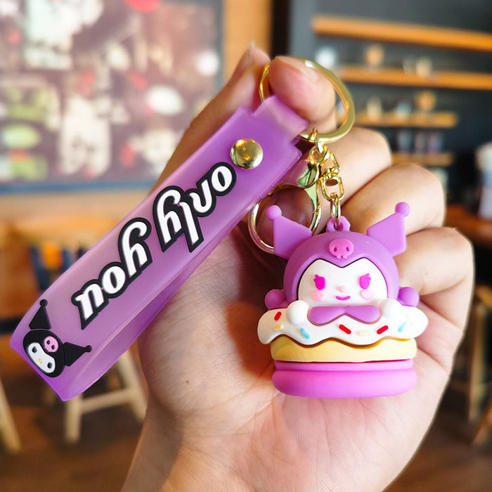 Wholesale Cartoon Doll Silicone Keychain JDC-KC-Tingm233