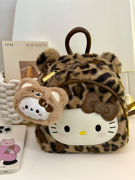 Wholesale Women' s  Cute Cartoon Leopard print Backpack