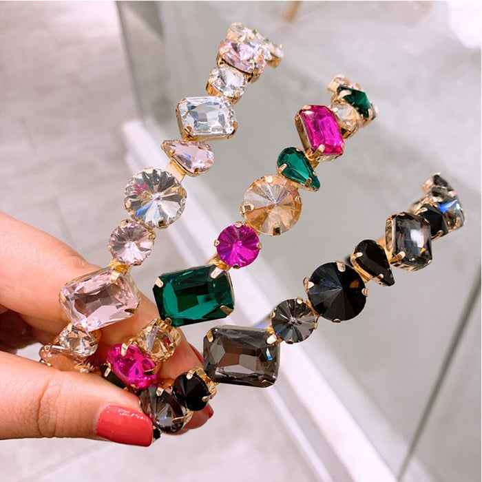 Wholesale Crystal Wide Edge Headband JDC-HD-ZC020