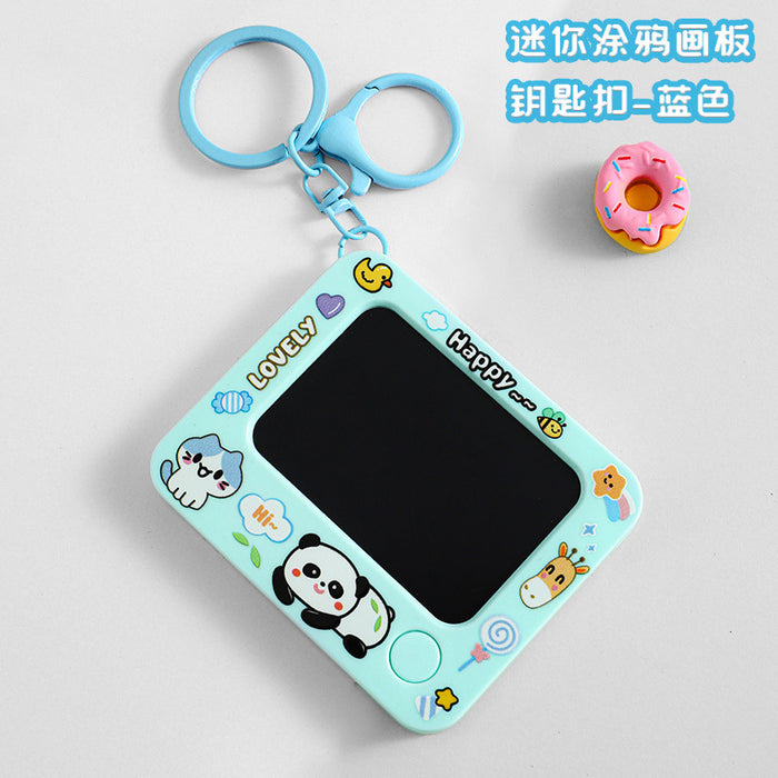 Wholesale Key chain drawing board pendant key ring doll wholesale pendant key chain