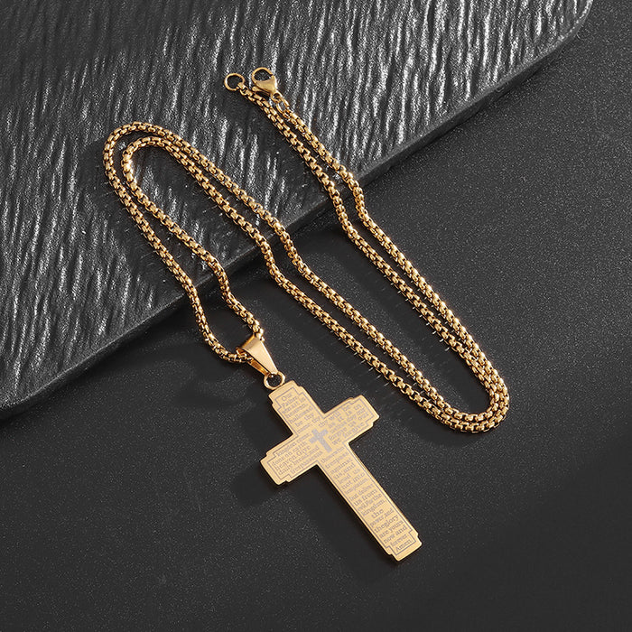Wholesale Cross Necklace Stainless Steel Pendant