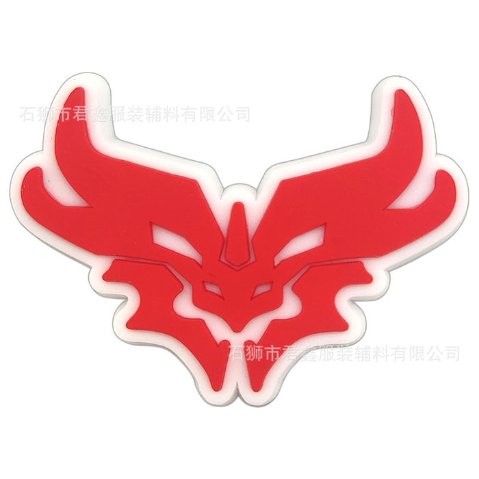 Wholesale 50pcs Cartoon Hole Shoes Buckle Decorative Buckle  Shoes Charms