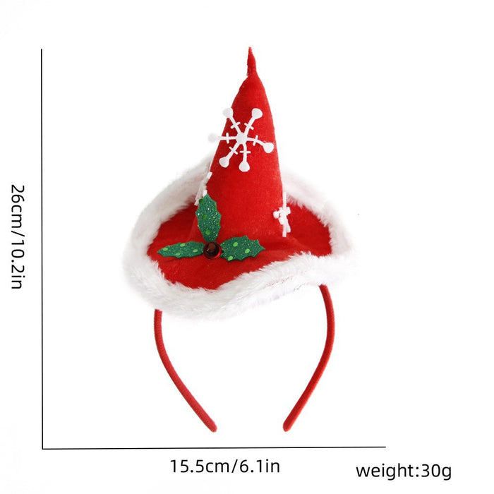 Wholesale Christmas Hair Band Headwear Children Adult Party Decoration Christmas Hat Christmas Tree Headband Hair Accessories