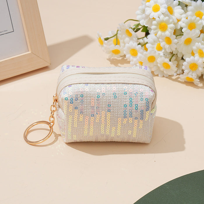 Wholesale Polyester Embroidered Sequins Cute Coin Purse JDC-WT-YuanYi003