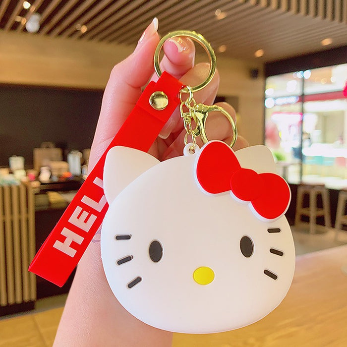 Wholesale Cartoon Silicone Coin Purse Keychain JDC-KC-KuM006