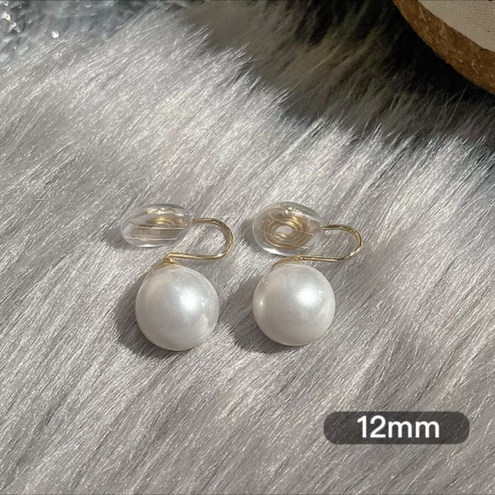 Wholesale Vintage, minimalist, high-end pearl earrings, niche, light luxury, versatile earrings