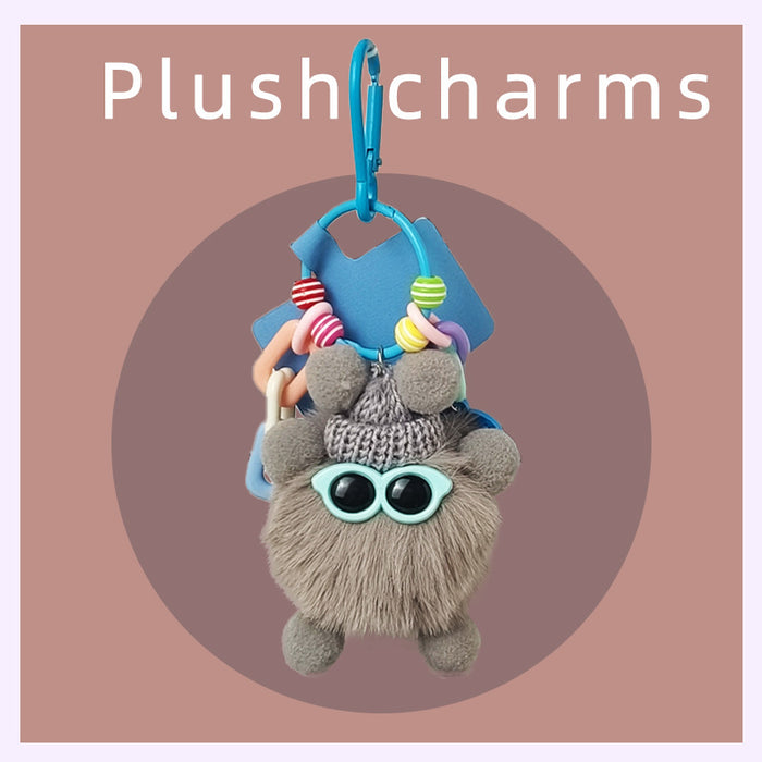 Wholesale Cute Plush Elf Bag Charm Pink Keychain Resale Accessory MOQ≥5