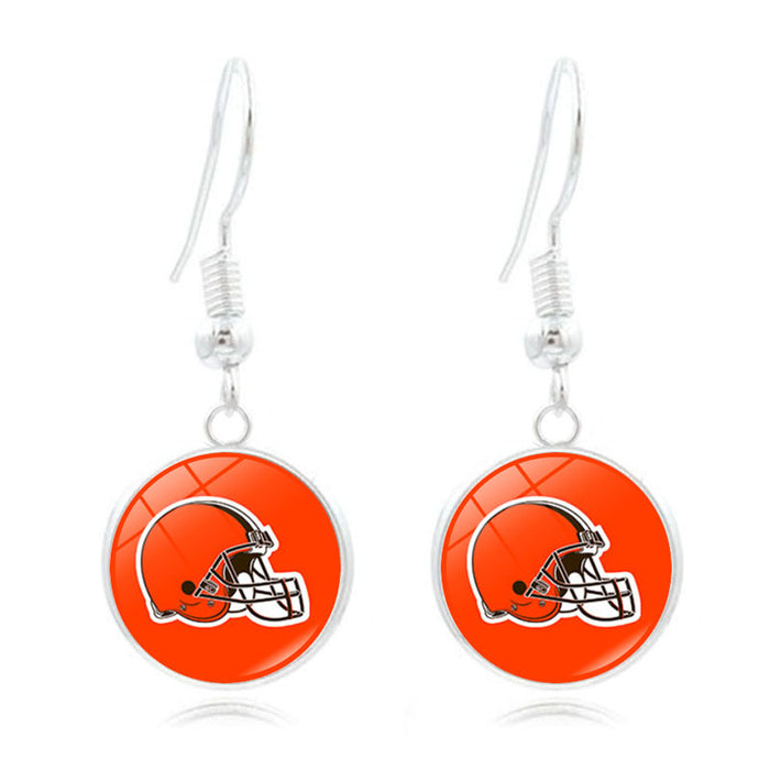 Wholesale Football Team  Pattern Earrings   Ear Jewelry