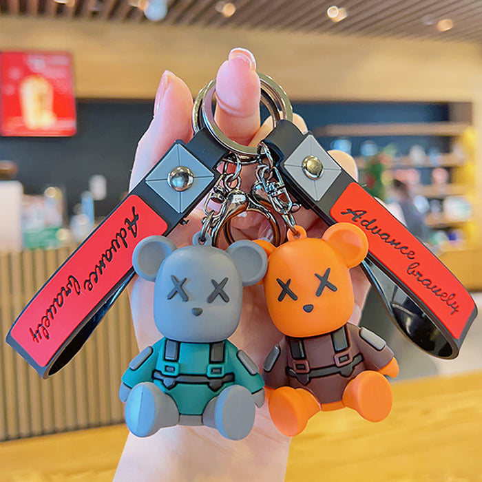 Wholesale Cartoon Silicone Doll Keychain JDC-KC-MingT044