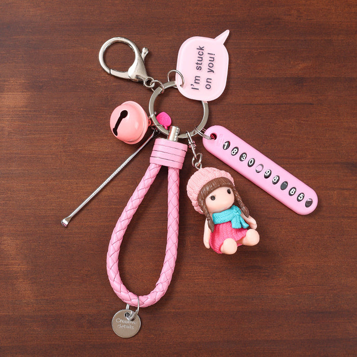 Wholesale Cartoon Cute Keychain  Pendant  Hanging Bag  Key Chain