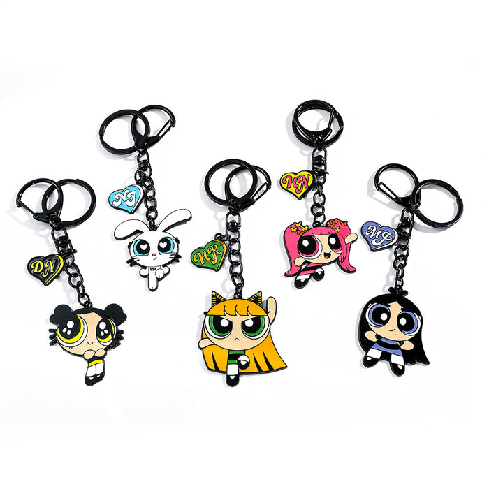 Wholesale Cartoon Metal Keychain JDC-KC-GYu001