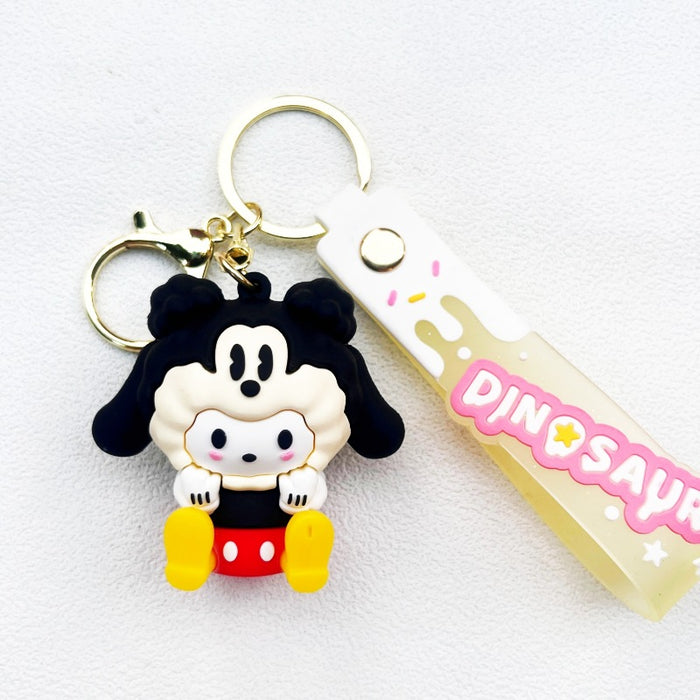 Wholesale PVC Cartoon Doll Keychain JDC-KC-WuYi193