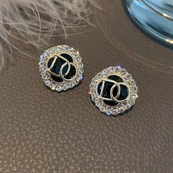 Wholesale Letter Alloy Earrings JDC-ES-Chengx007