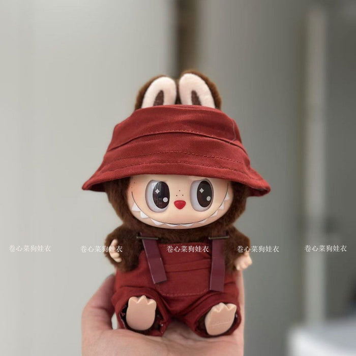 Wholesale Vinyl Doll overalls  hats clothes glasses