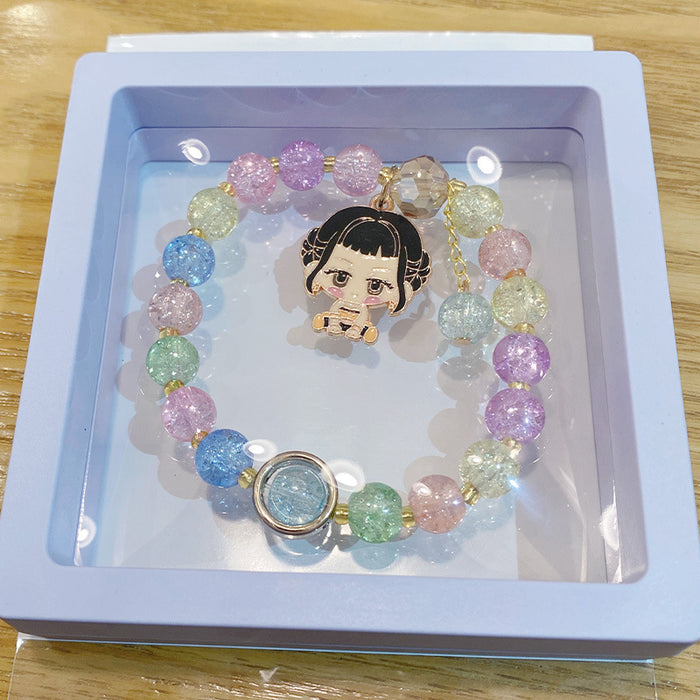 Wholesale Glass Lapis Lazuli Bracelet Fashion Accessory for Kids MOQ≥3