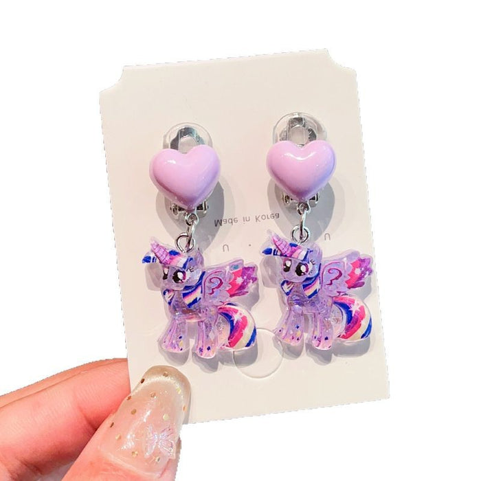 Wholesale Children' s Sweet Princess Jewelry Earrings