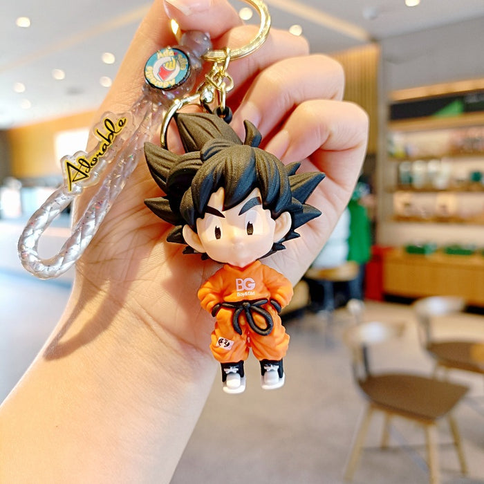 Wholesale Silicone Cartoon Doll Keychain JDC-KC-MingT092