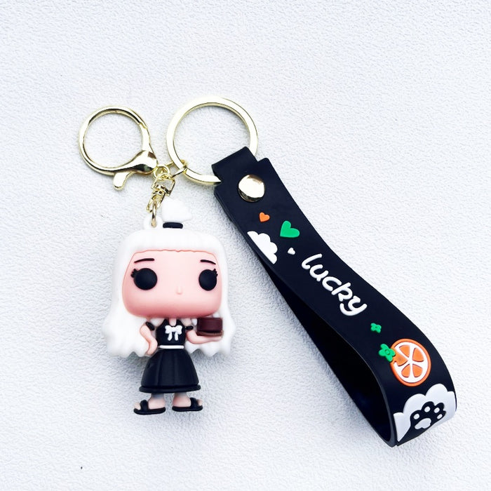 Wholesale PVC Cartoon Doll Keychain JDC-KC-WuYi165