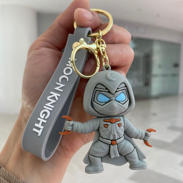 Wholesale Cross border drop glue figurine pendant, bag hanging decoration, car keychain, keychain wholesale