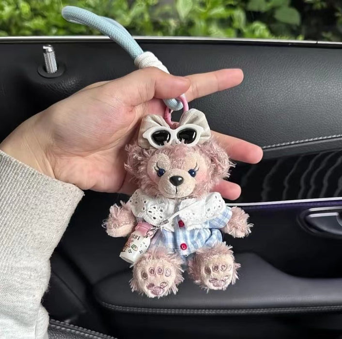 Wholesale Handmade Doll Bag Gift Bear Plush Car Keychain Pendant
