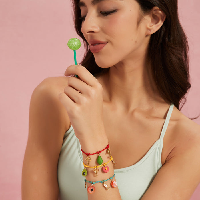 Wholesale Original Design Handmade Fruit Series Personalized Color Rope Bracelet Fashion Baita Weaving Hand Rope