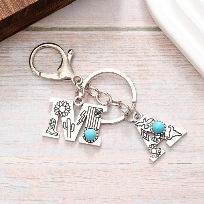 Wholesale Alloy Letter Keychain JDC-KC-YiTian008