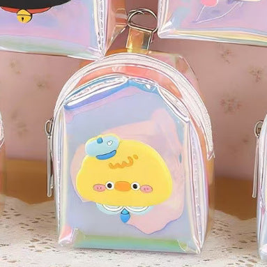 Wholesale Cartoon Animal Transparent PVC Backpack Coin Purse Cute Small Wallet
