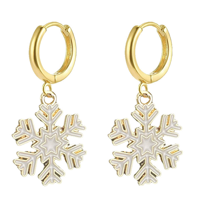 Wholesale Christmas Elegant small hoop earrings
