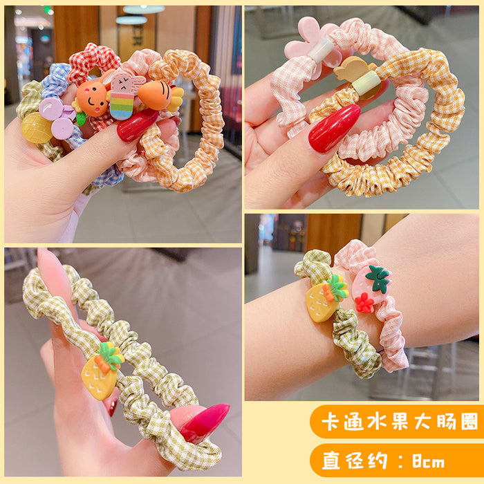 Wholesale hair band Children girl baby high elastic rubber band hair band hair rope