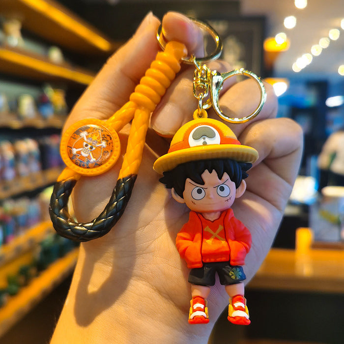 Wholesale Cartoon Doll Rubber Keychain JDC-KC-Tingm010