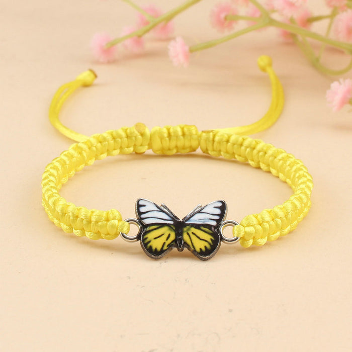 Wholesale Butterfly Bracelet Couple Handmade Woven JDC-BT-SX019