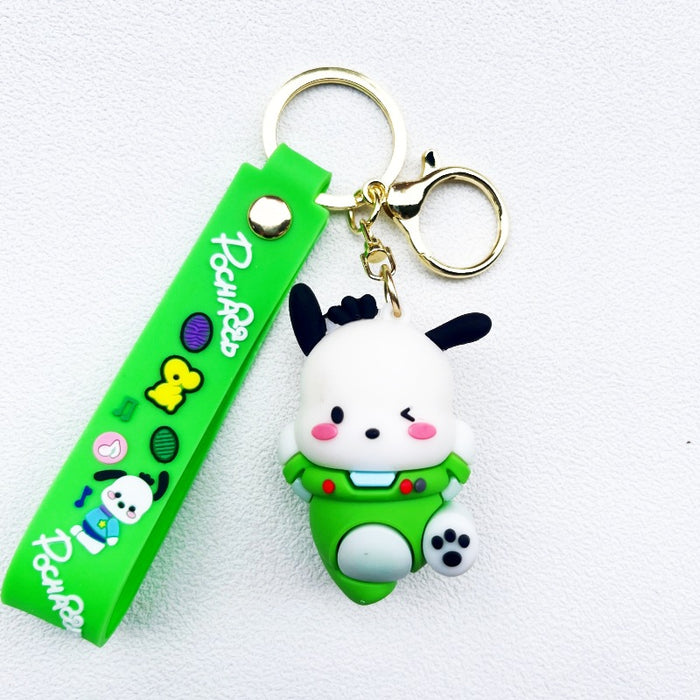 Wholesale PVC Cartoon Doll Keychain JDC-KC-WuYi191