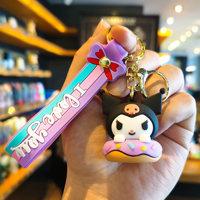 Wholesale Silicone Cartoon Doll Keychain JDC-KC-Tingm153