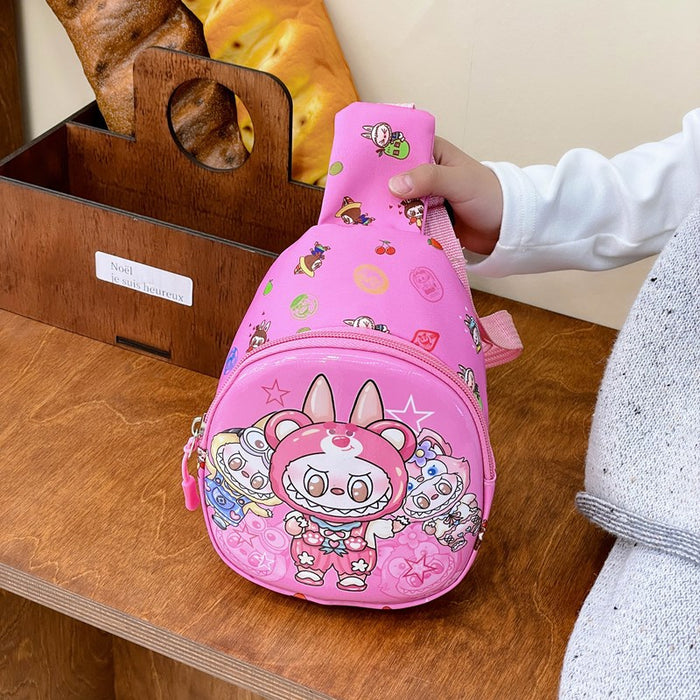 Wholesale Chest Bag Cartoon Anime Cute Kids Crossbody Bag New Printed Children' s Bag