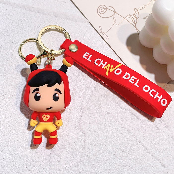 Wholesale PVC Cartoon Doll Keychain JDC-KC-Qiwei020