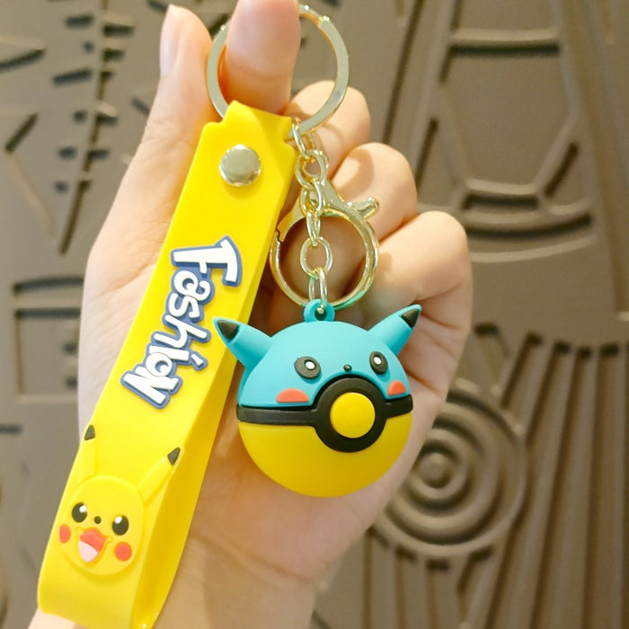 Wholesale Cute 3D Doll Silicone Keychain JDC-KC-MingT142