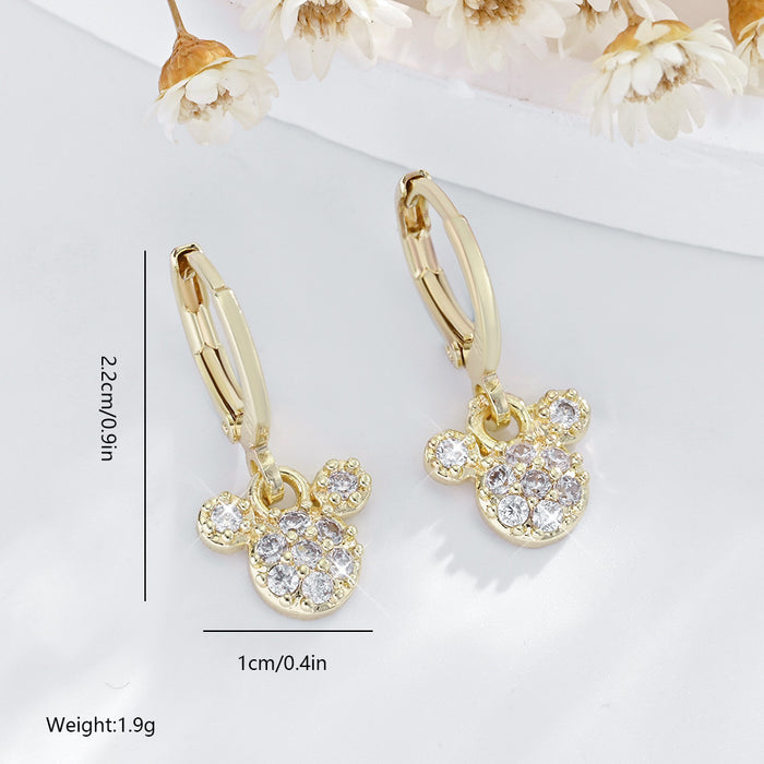 Wholesale High-end fashion earrings with bow