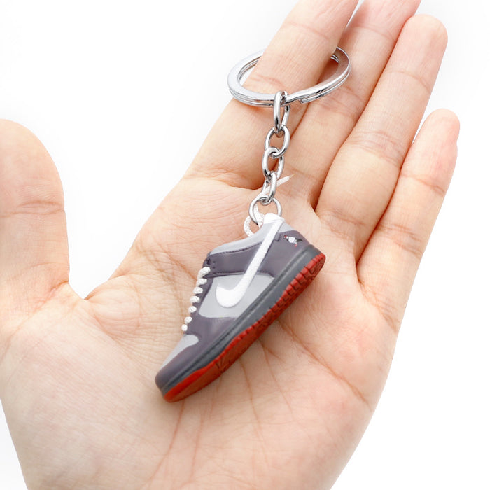 Wholesale PVC Basketball Shoe Model Keychain JDC-KC-QLPing016