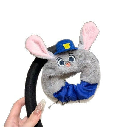Wholesale Rabbit Stuffed Ears Hair Scrunchies Hair Clips