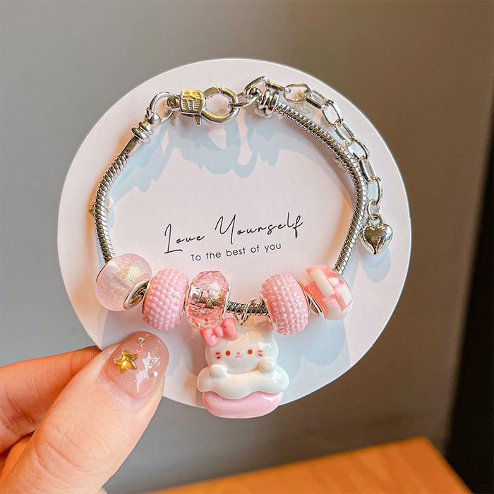 Wholesale Beaded bracelet for women,  high-end,  niche and versatile pearl bracelet,  retro couple' s hand jewelry