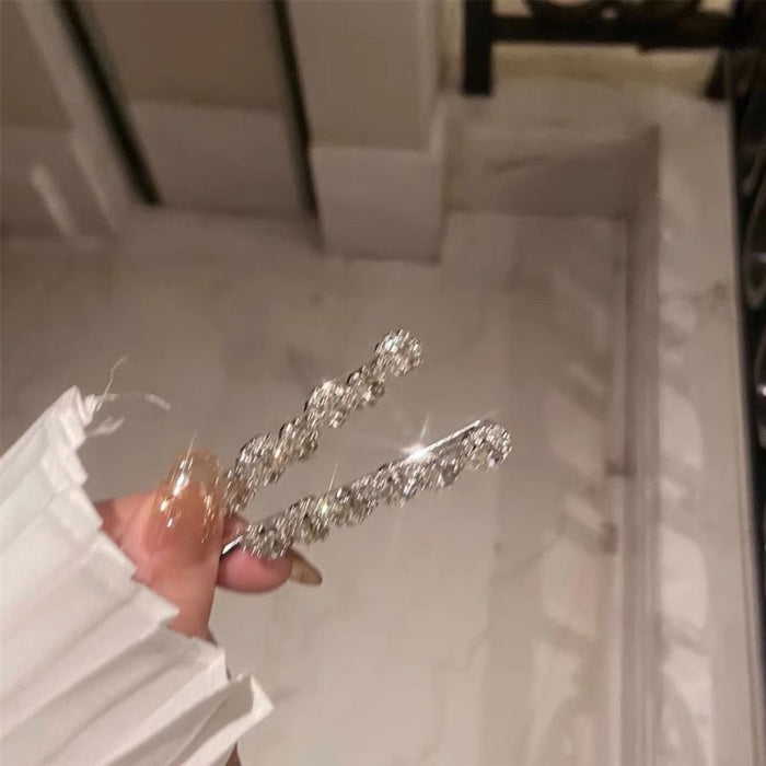 Wholesale Rhinestone Hairpin, Bobby Pin, Bangs Clip, Crystal Rhinestone, Side Clip